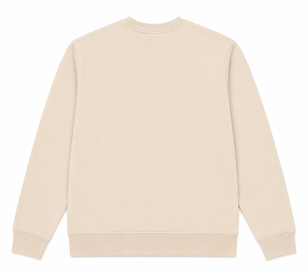 Aperje White Long Sleeve Sweater