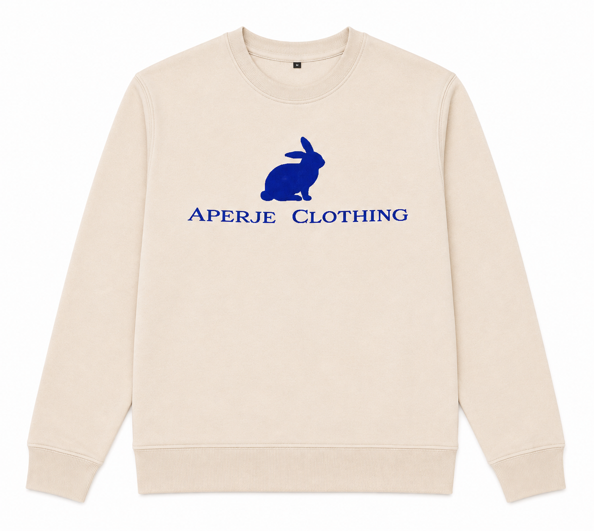 Aperje White Long Sleeve Sweater